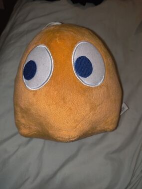 Ms. Pac Man Orange Ghost Clyde Pacman Stuffed Bandai